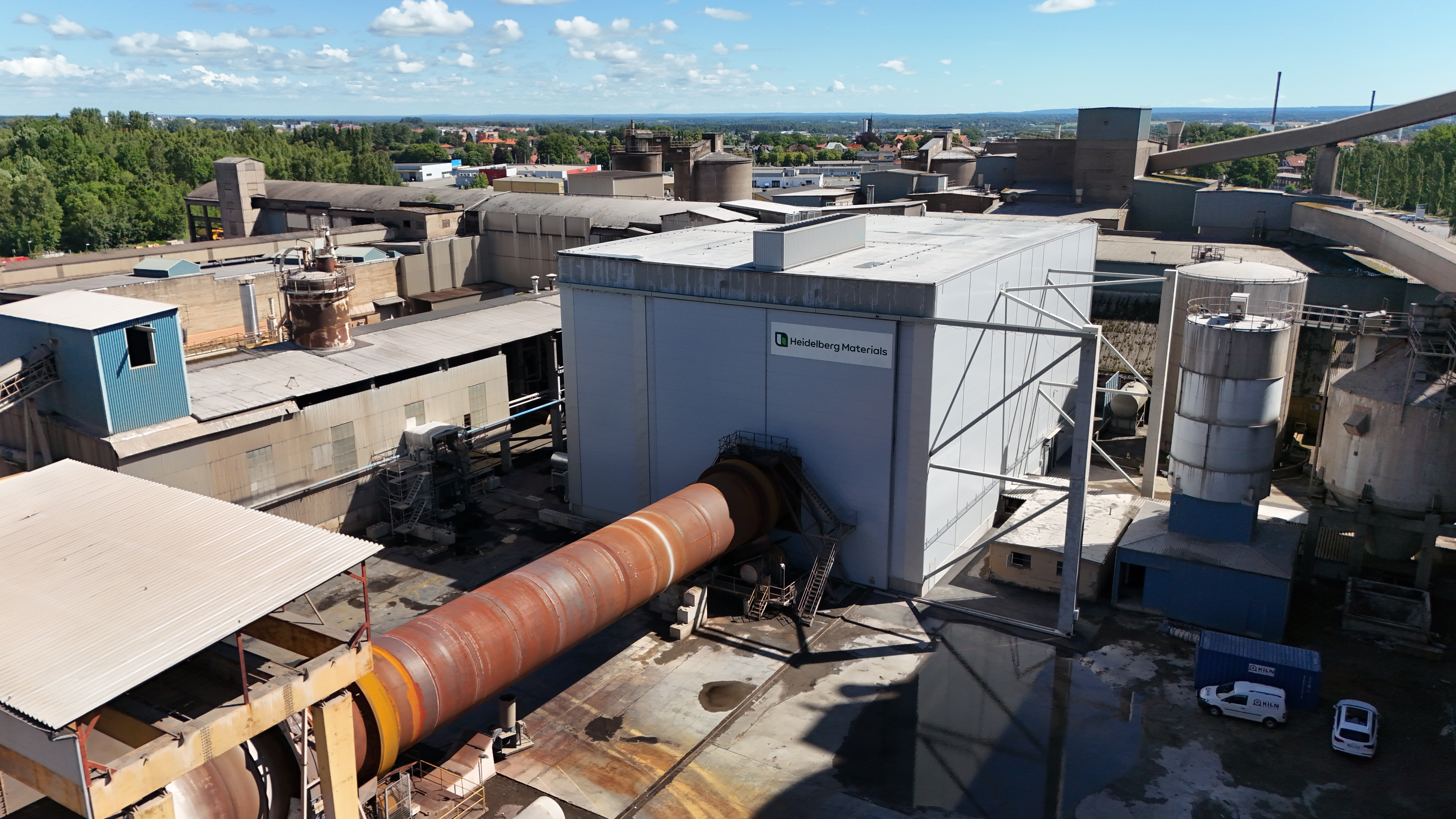 Cementugnen på Skövdefabriken. 